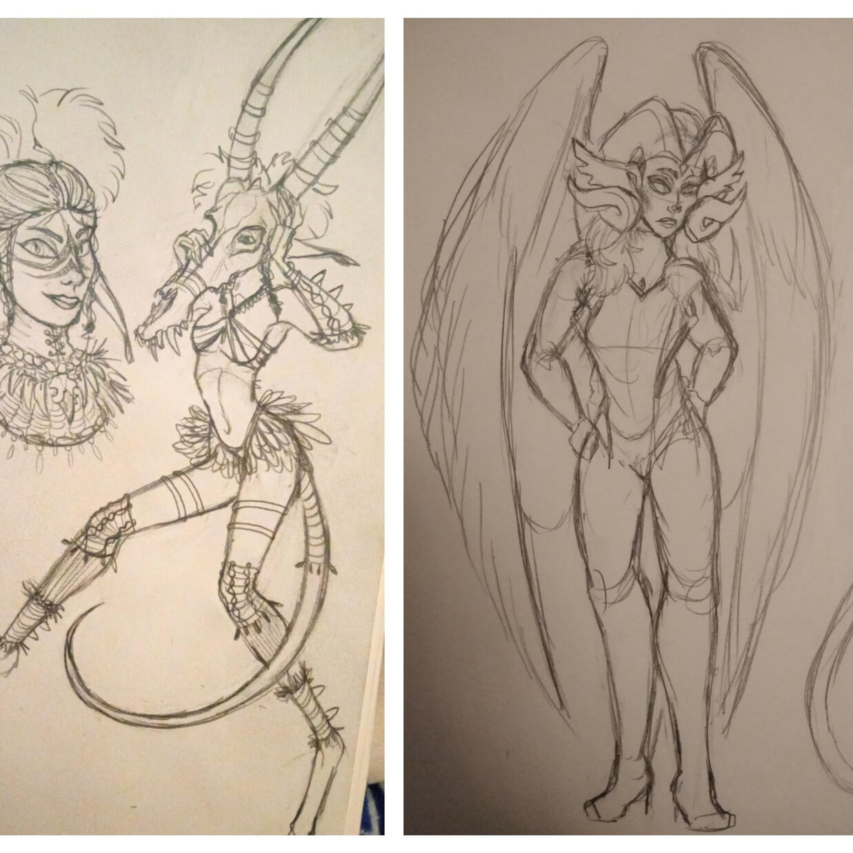 Sketches › Busts•5$ Fullbodies•10$