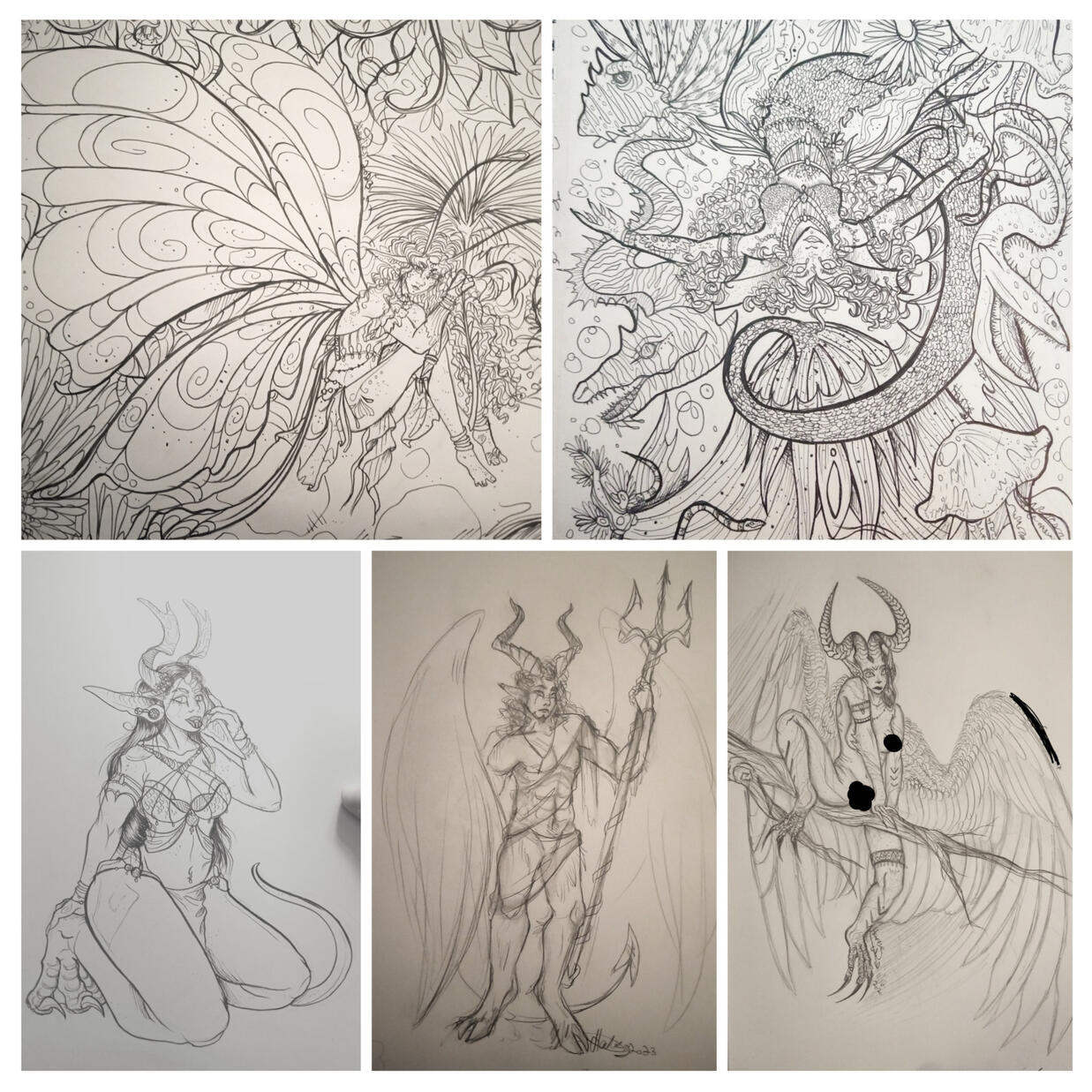 Lineart›Busts•20$ Fullbodies•25-35$